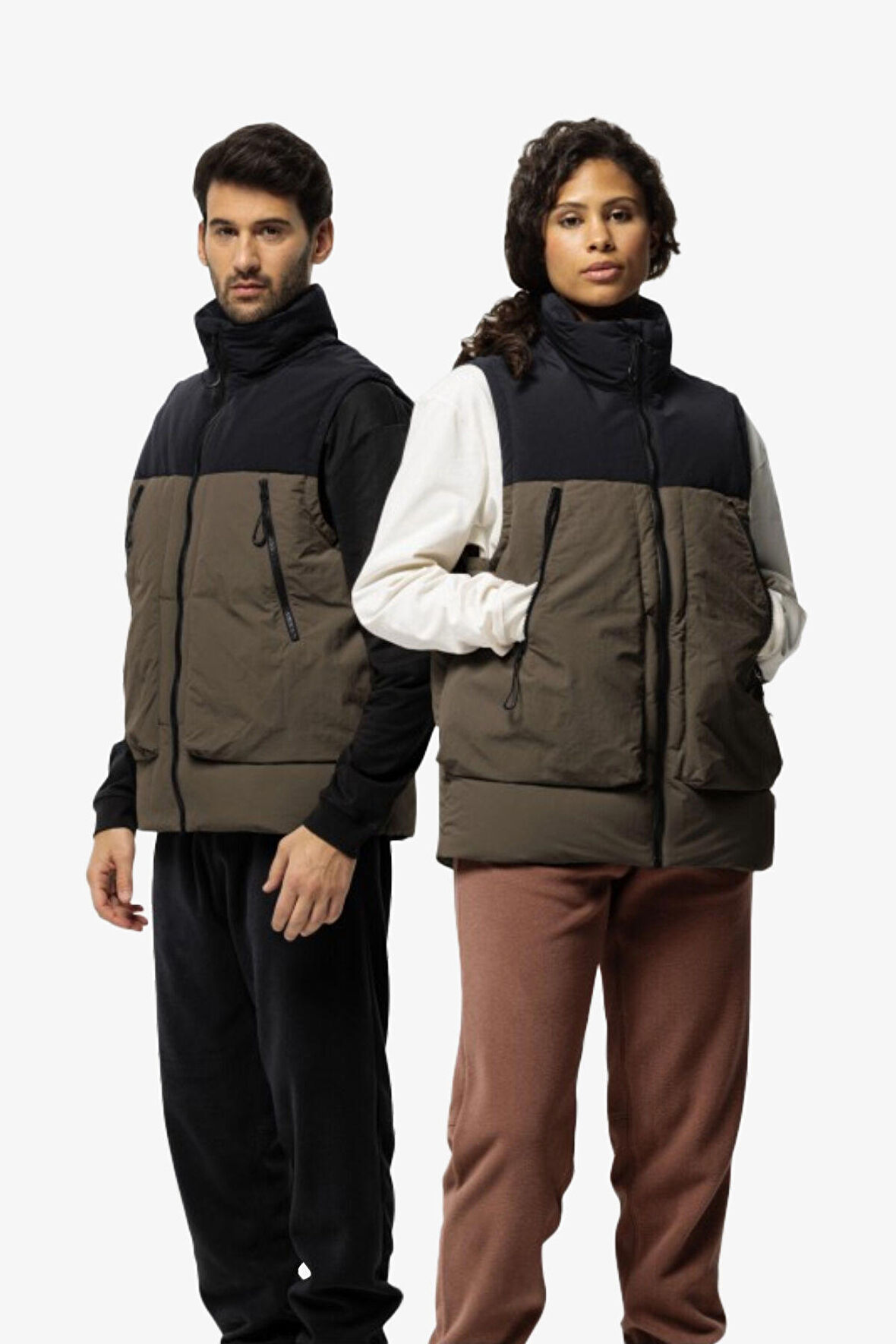 Jack Wolfskin Dellbrueck Unisex Kahverengi Yelek 1207621-4610