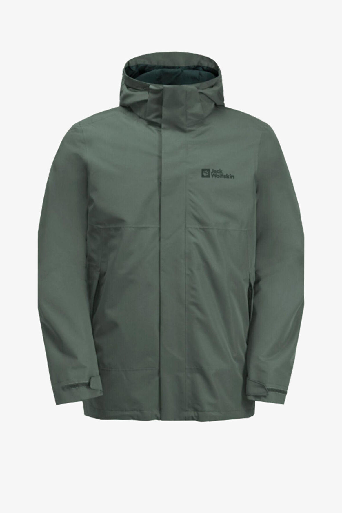 Jack Wolfskin Luntal 3In1 Erkek Yeşil Mont 1116251-4311