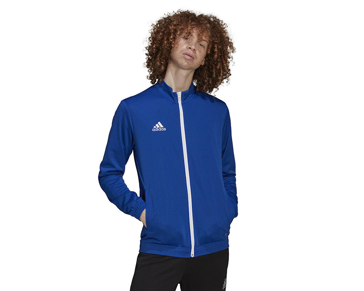 adidas Ent22 Tk Jkt Erkek Futbol Antrenman Ceketi HG6287 Mavi