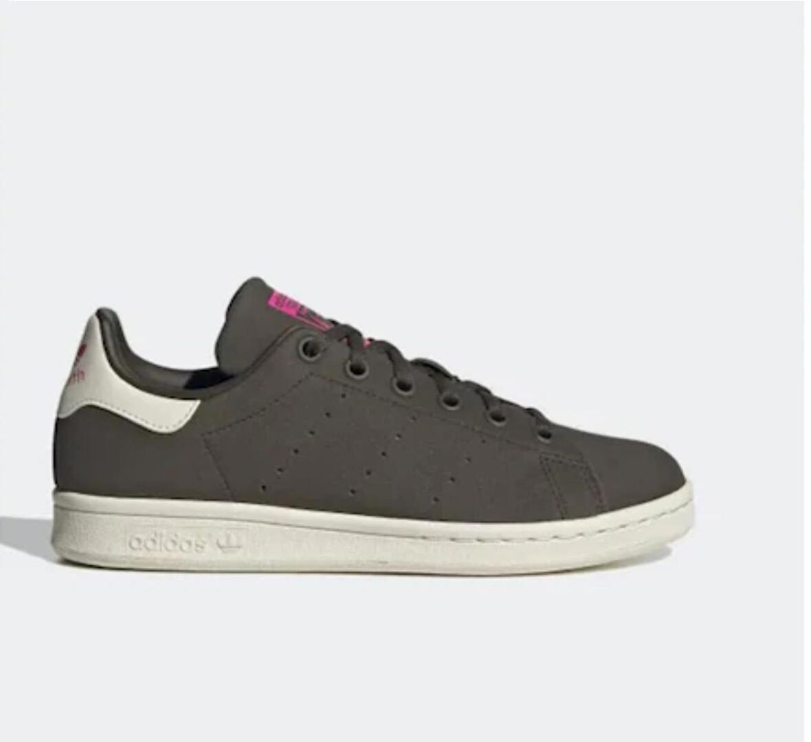 Adidas GY3370 Stan Smith Haki Süet Kadın Günlük Spor Ayakkabı