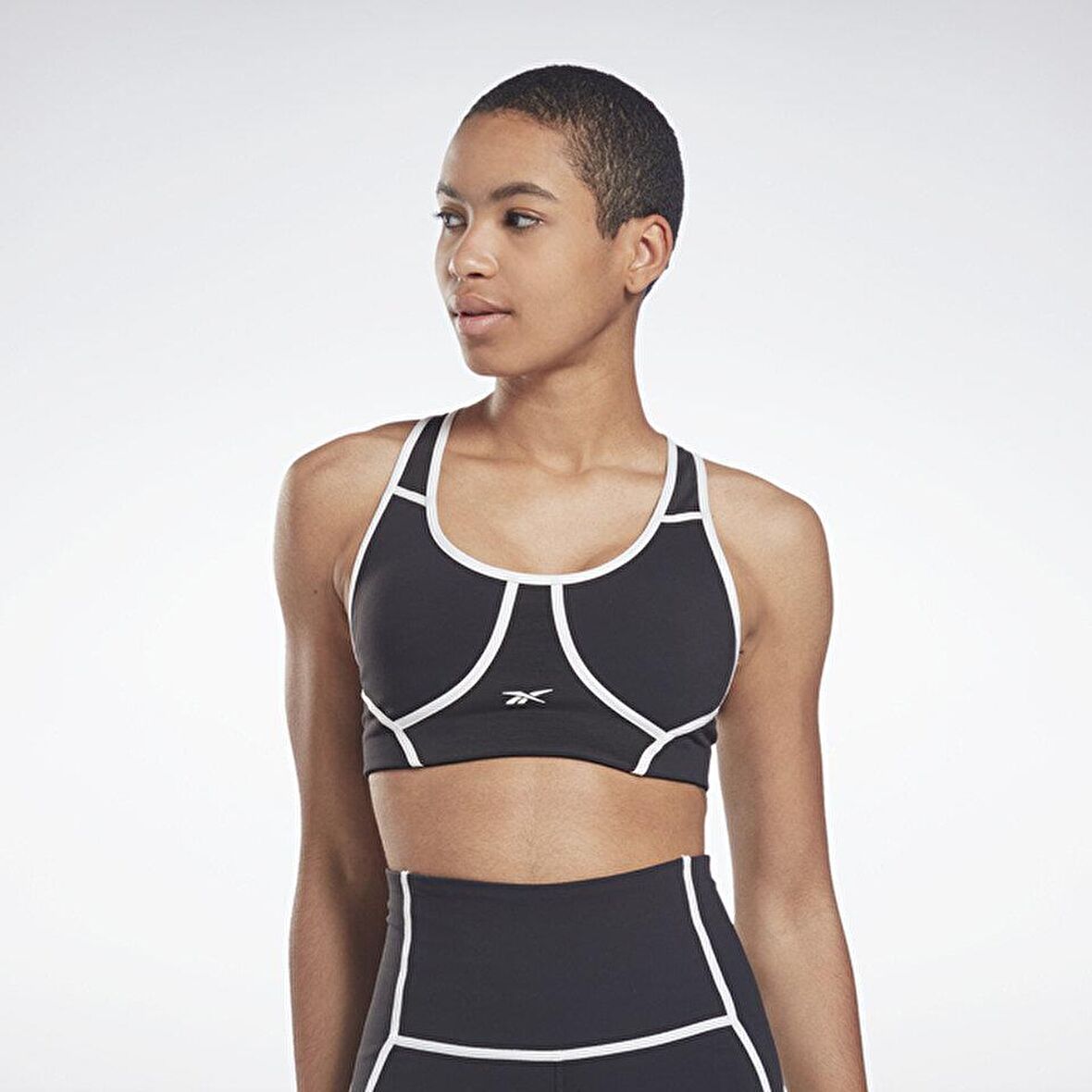 Reebok H51697 Lux Racer Padded Kadın Siyah Spor Büstiyer