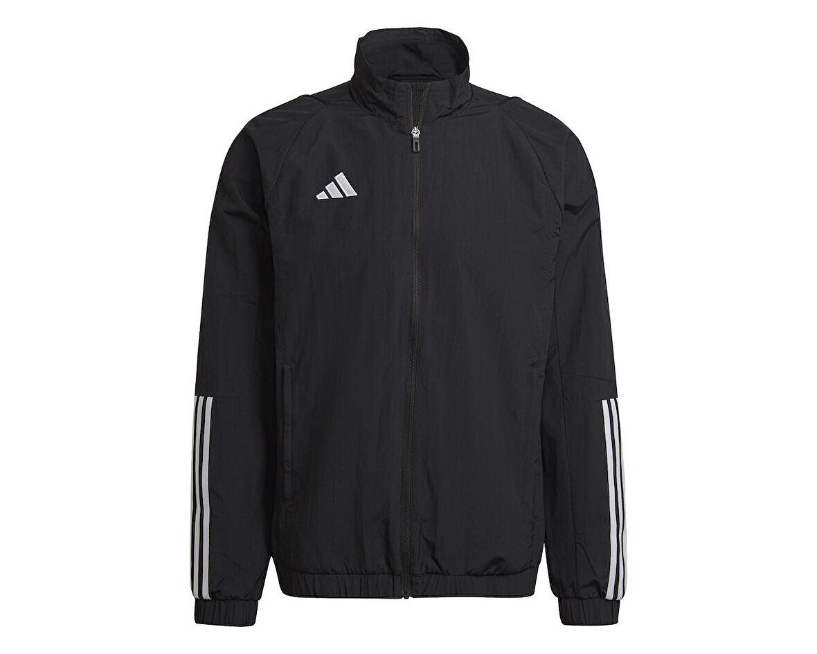 adidas Tiro23 C Pre Jk Erkek Futbol Antrenman Ceketi HK8045 Siyah