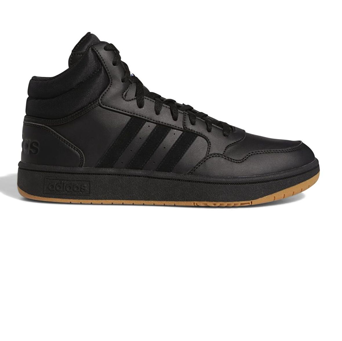 GY4745-E adidas Hoops 3.0 Mıd Erkek Spor Ayakkabı Siyah