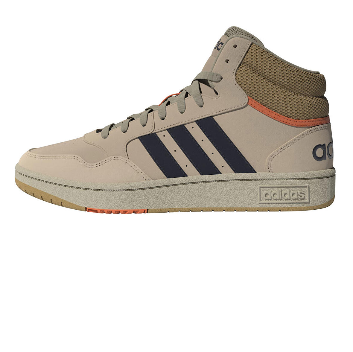GX9608-E adidas Hoops 3.0 Mıd Erkek Spor Ayakkabı Kahve