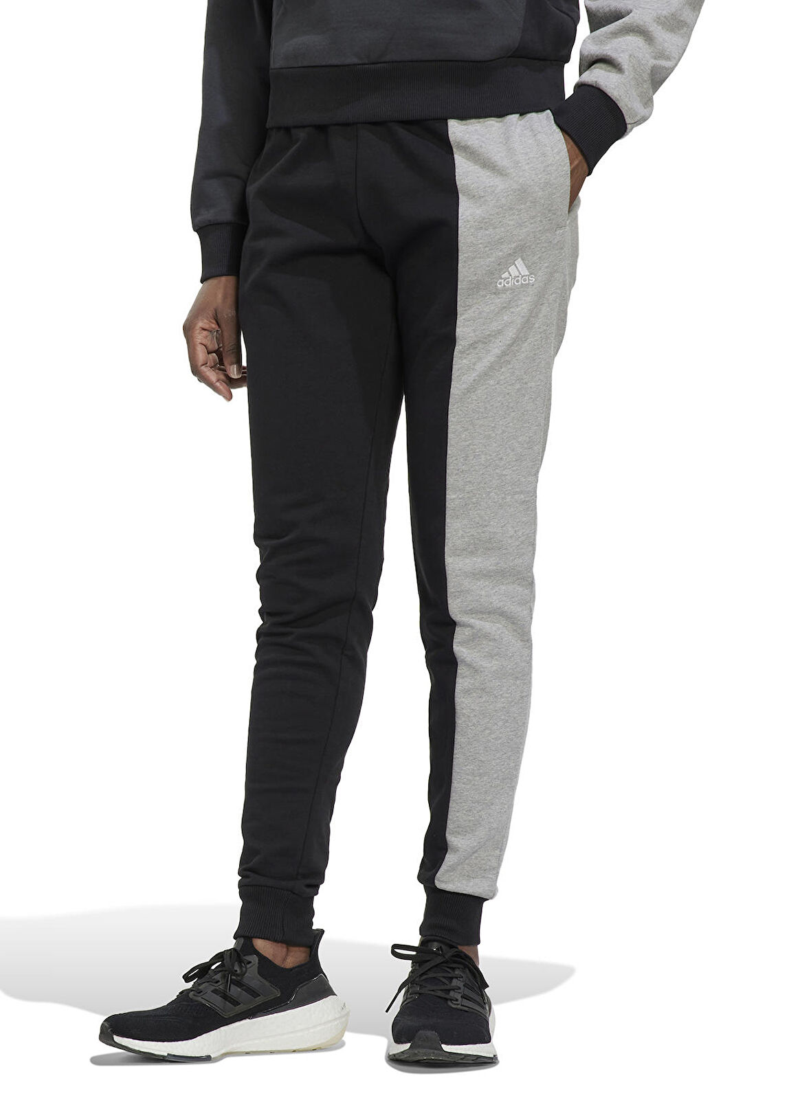 adidas Normal Siyah - Gri Kadın Eşofman Altı HC8832 W CB FT PT