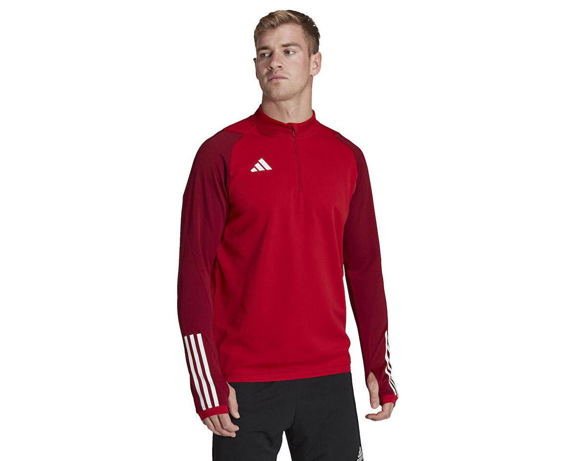 adidas Tiro23 C Tr Top Erkek Futbol Uzun Kollu Antrenman Üstü HI3050 Kırmızı