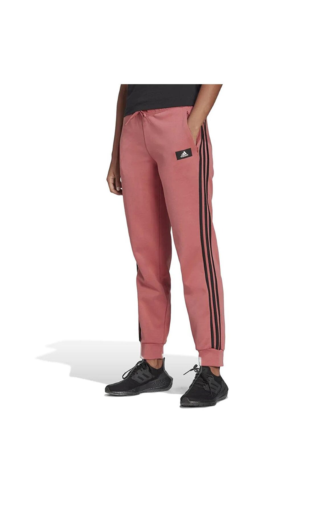 adidas Normal Koyu Pembe Kadın Eşofman Altı HK0511 W FI 3S Reg Pnt