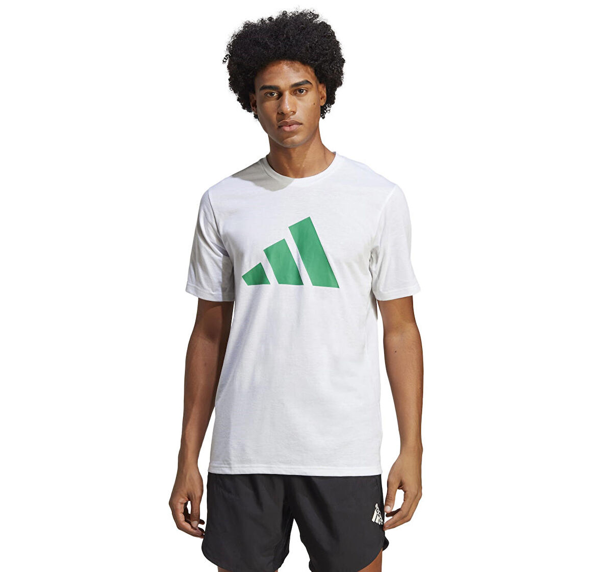 IC1219-E adidas Tr-Es Fr Logo T Erkek T-Shirt Beyaz