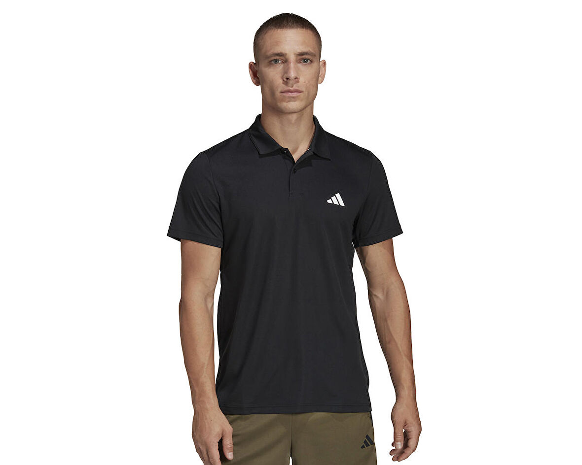 adidas Tr-Es Base Polo Erkek Antrenman Polo Tişört IB8103 Siyah