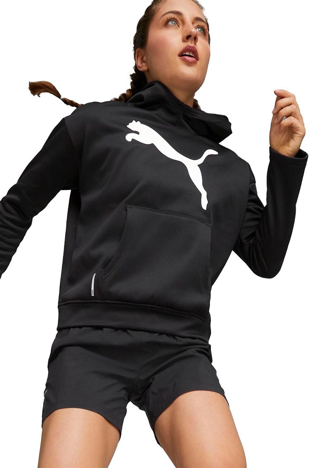 Puma Train Favorite PWR Fleece PO Hoodie Kadın Kapüşonlu Sweatshirt Siyah 52246601