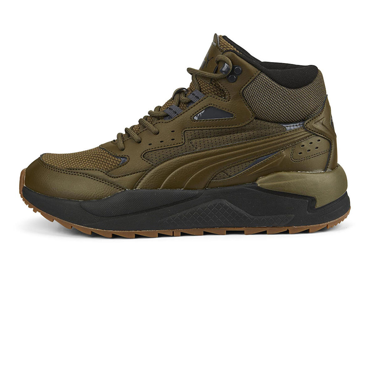 385869-03 Puma X-Ray Speed Mid Wtr Erkek Spor Ayakkabı Yeşil