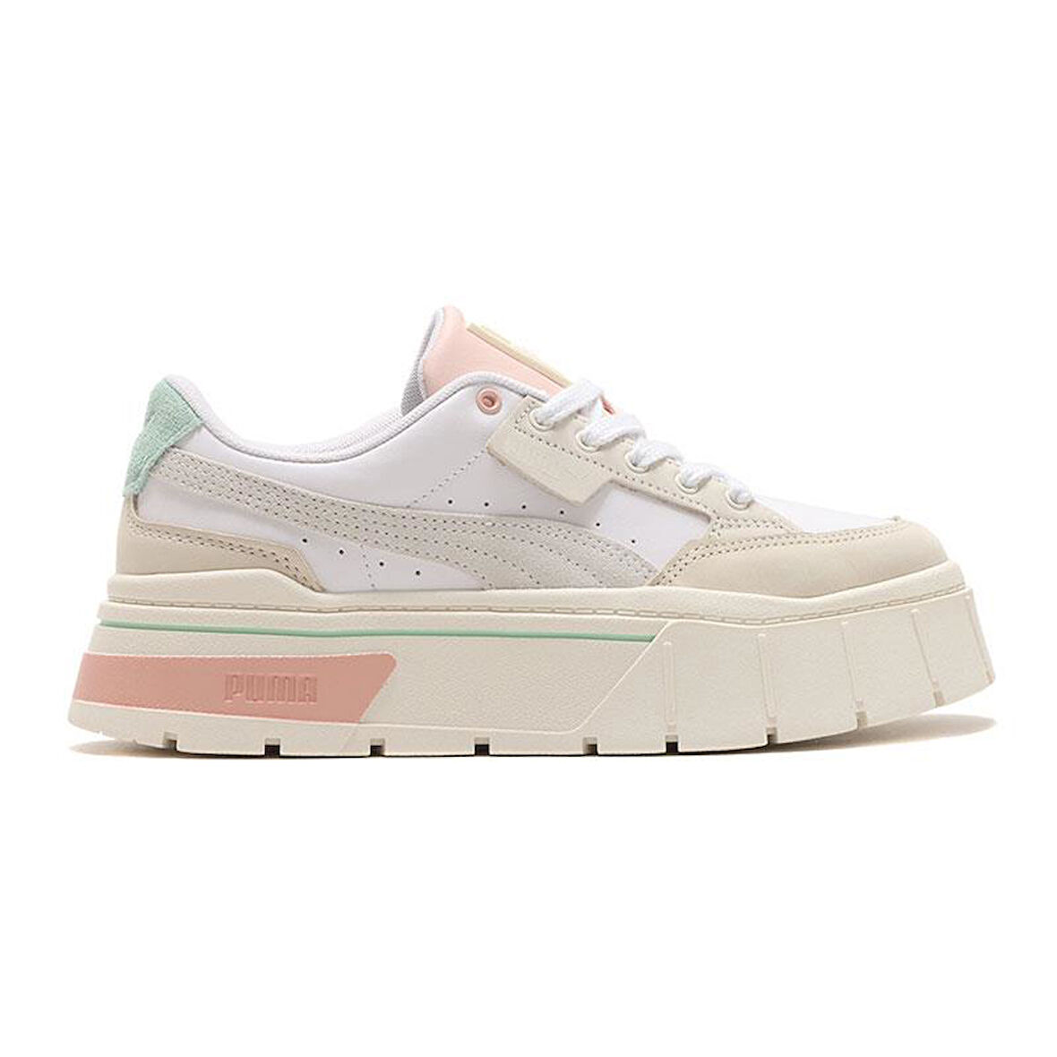 Puma Mayze Stack Luxe Wns Kadın Günlük Ayakkabı 389853-04 Beyaz