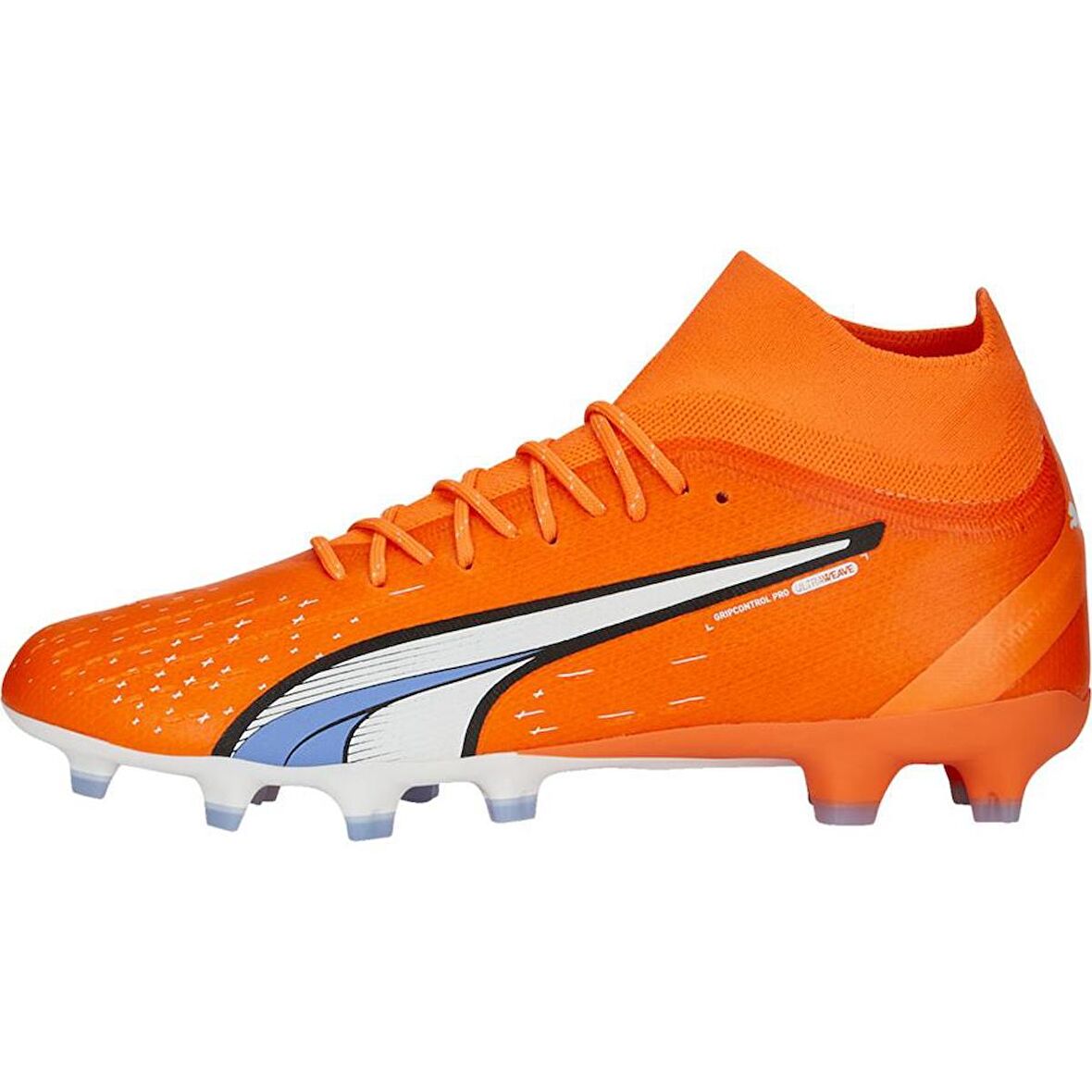 Puma Ultra Pro FG/AG Erkek Çim Saha Kramponu Turuncu-Beyaz 10724001