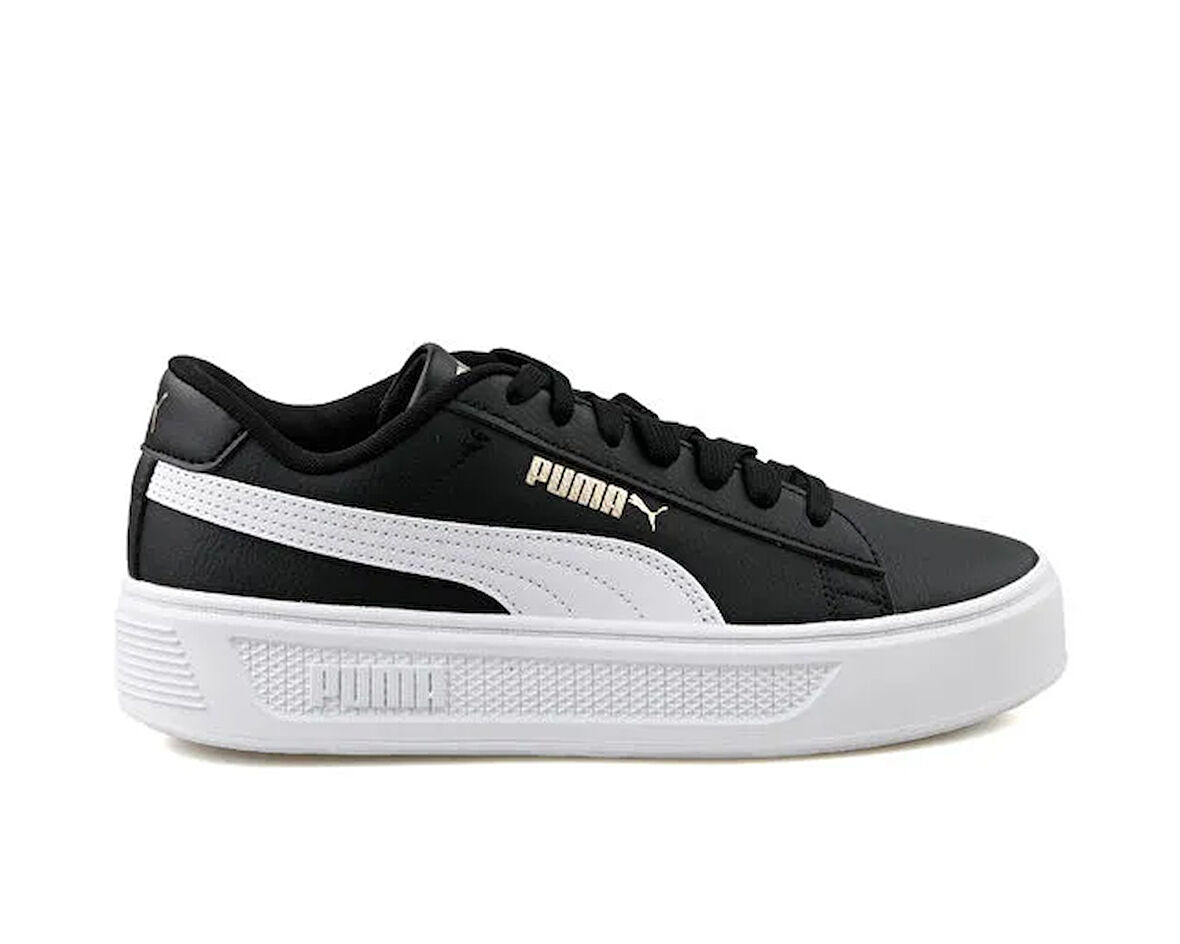 Puma Smash Platform V3 Kadın Platform Günlük Ayakkabı 39075802 Siyah