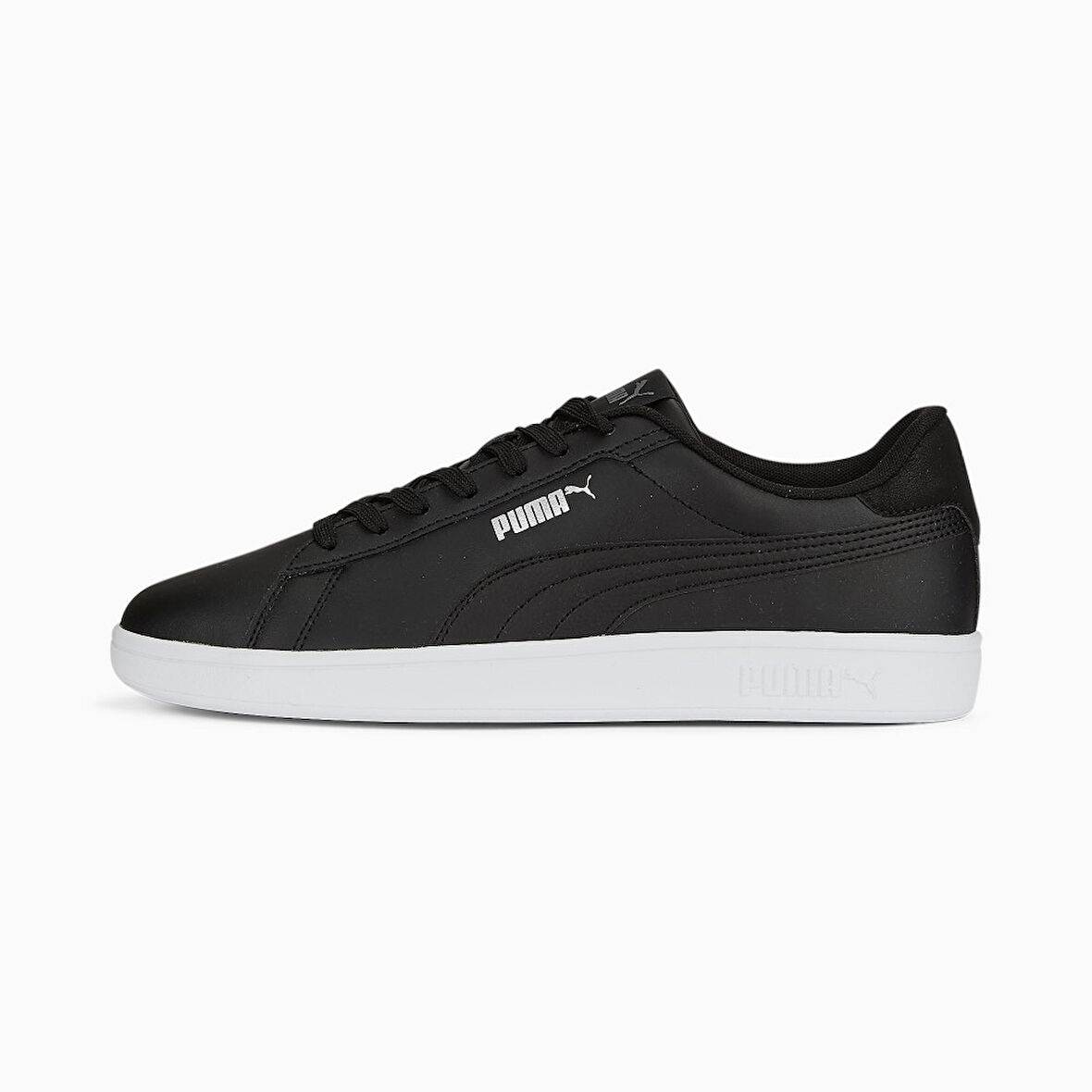 Puma Smash 3.0 L Siyah Beyaz Erkek Spor Ayakkabı 390987-02 