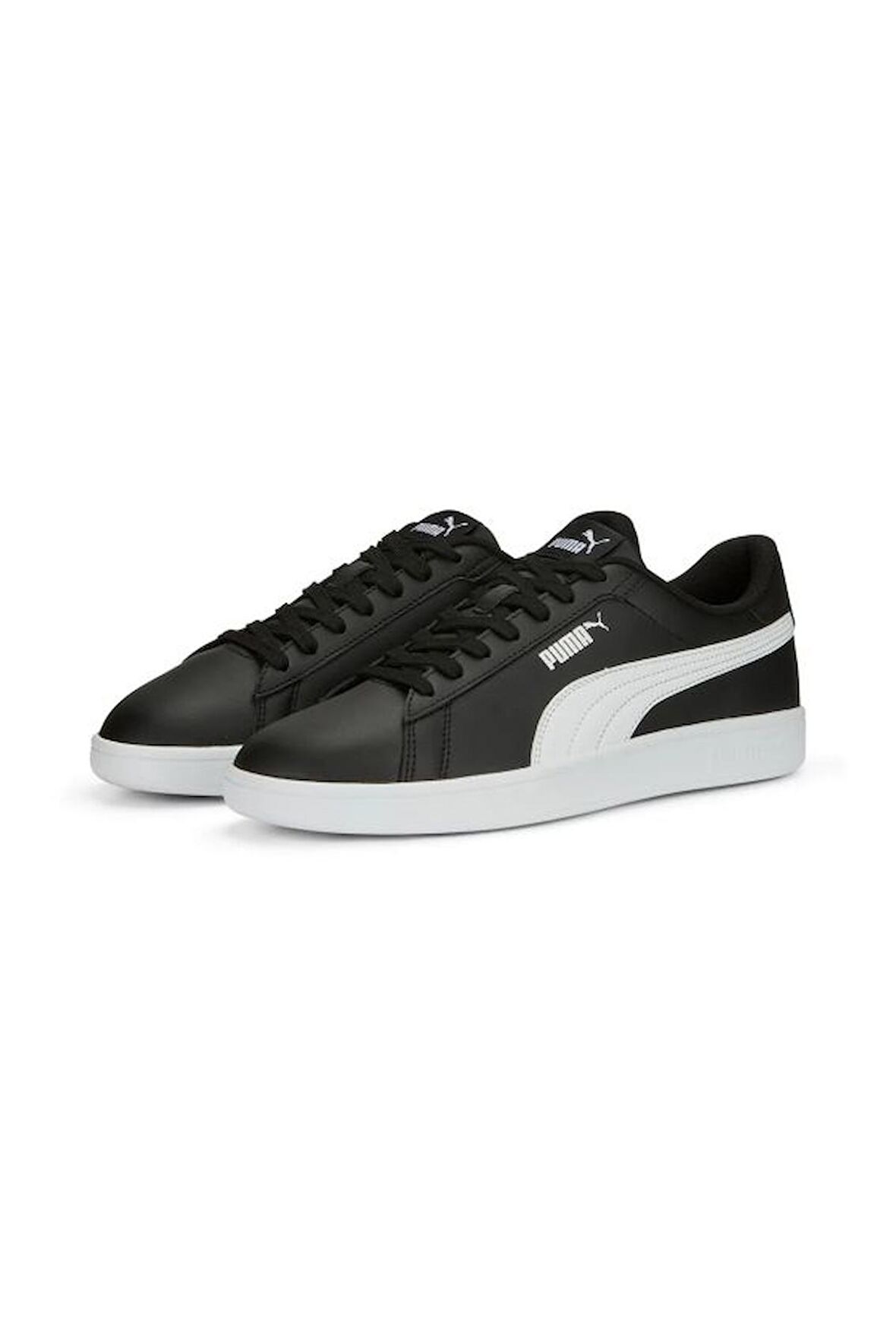 Puma Smash 3.0 L Puma Black PUMA White Erkek Günlük Ayakkabı Siyah 39098704