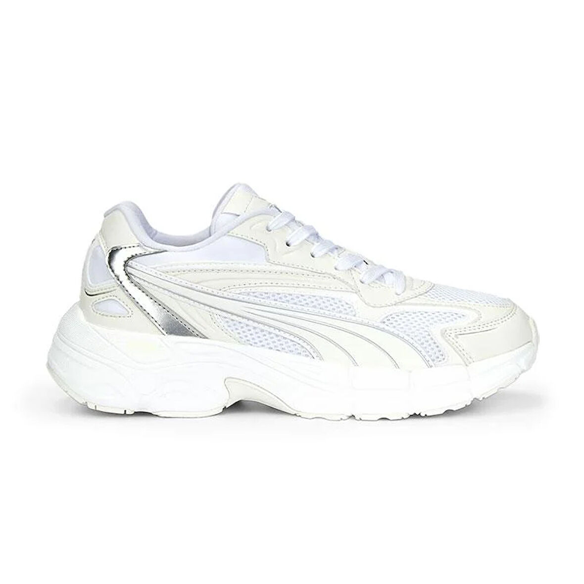 Puma Teveris Nitro Metallic Wns Kadın Günlük Ayakkabı 391098-01 Beyaz