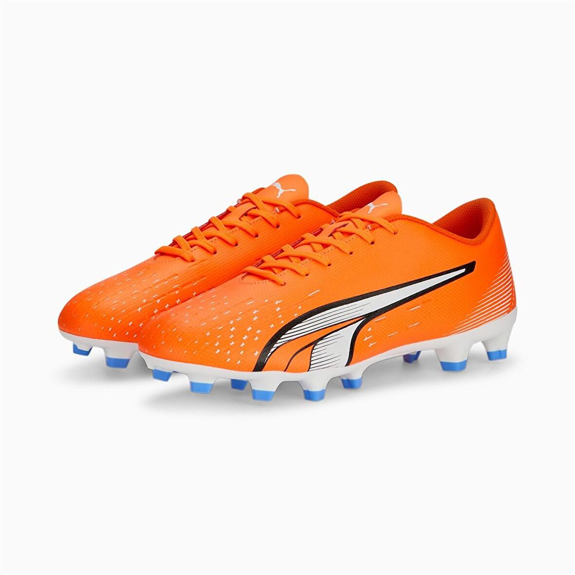 Puma Ultra Play Fg/Ag Ultra Orange-Puma White Erkek Krampon