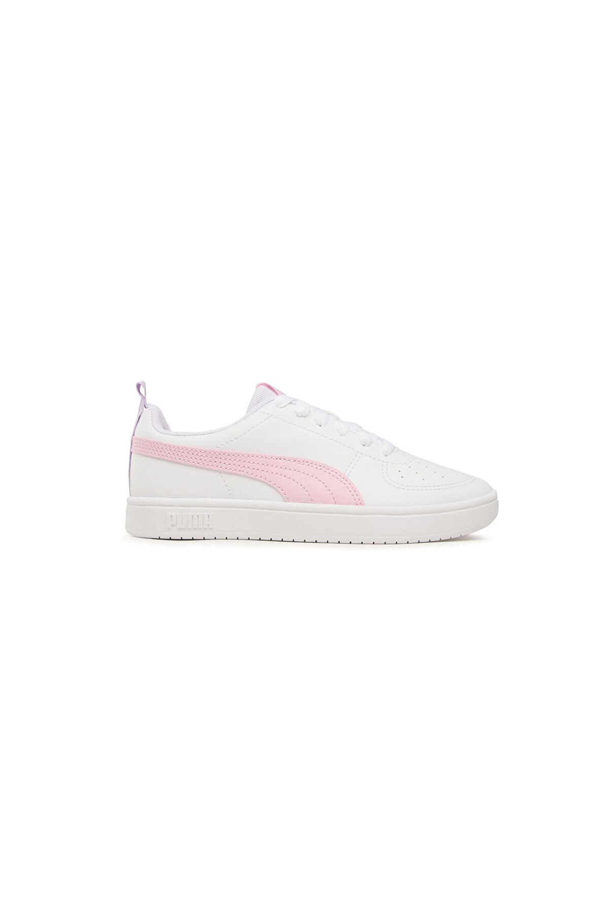 384311-15 Puma Puma Rickie Jr Unisex Spor Ayakkabı White-Pearl Pink-Vivid Violet