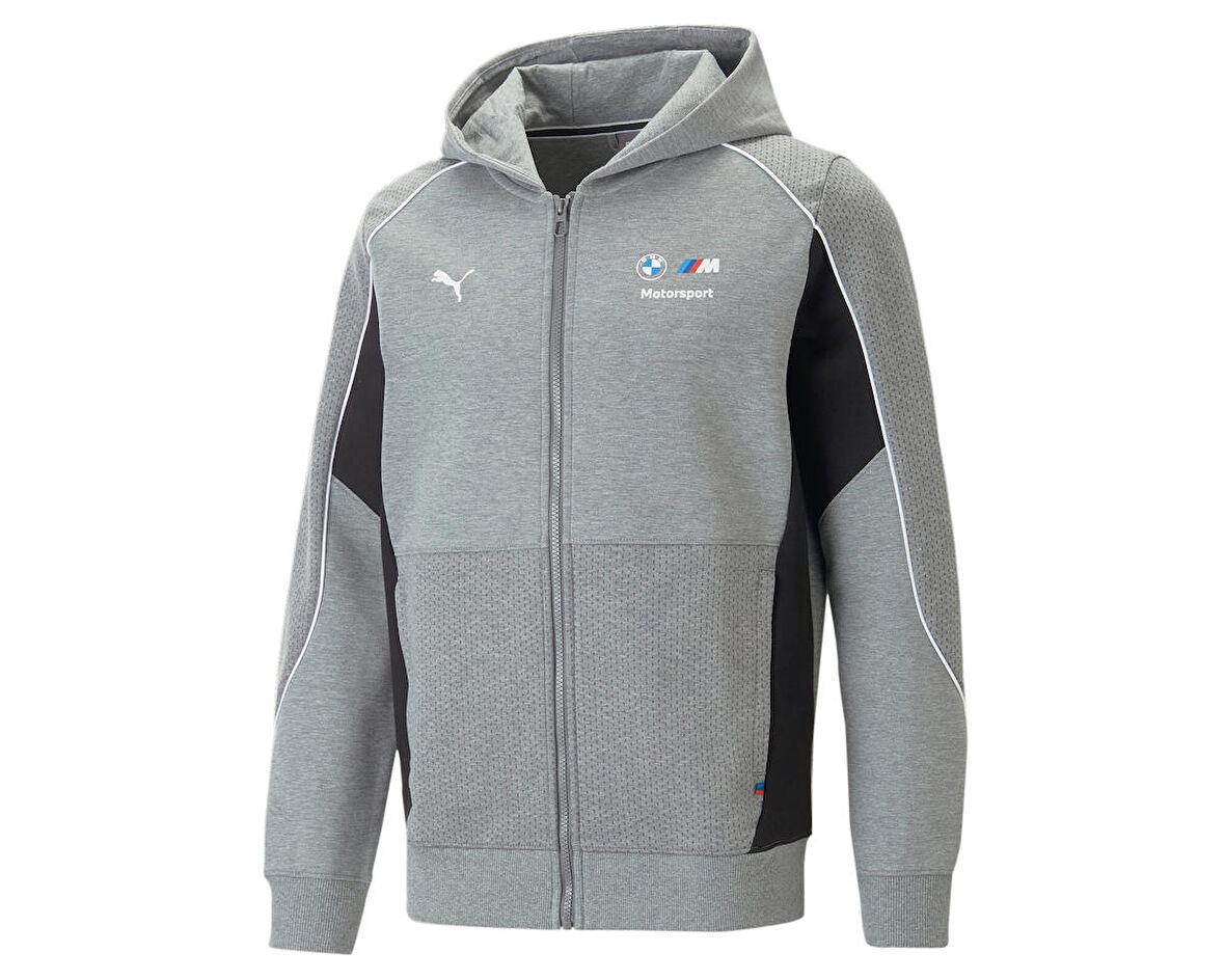 Puma Bmw Mms Hdd Sweat Jkt Erkek Günlük Ceket 53813103 Gri