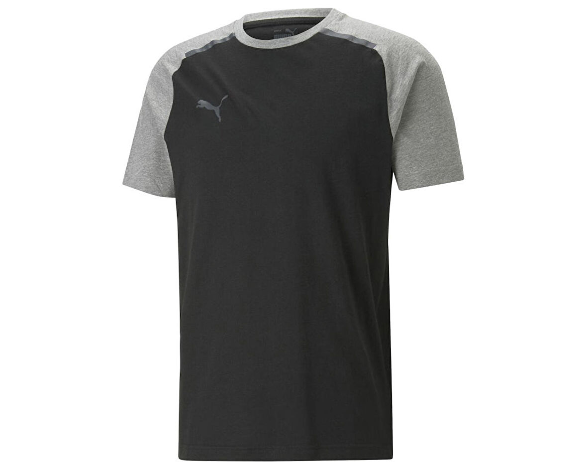 Puma Teamcup Casuals Tee Erkek Futbol Tişörtü 65799203 Siyah