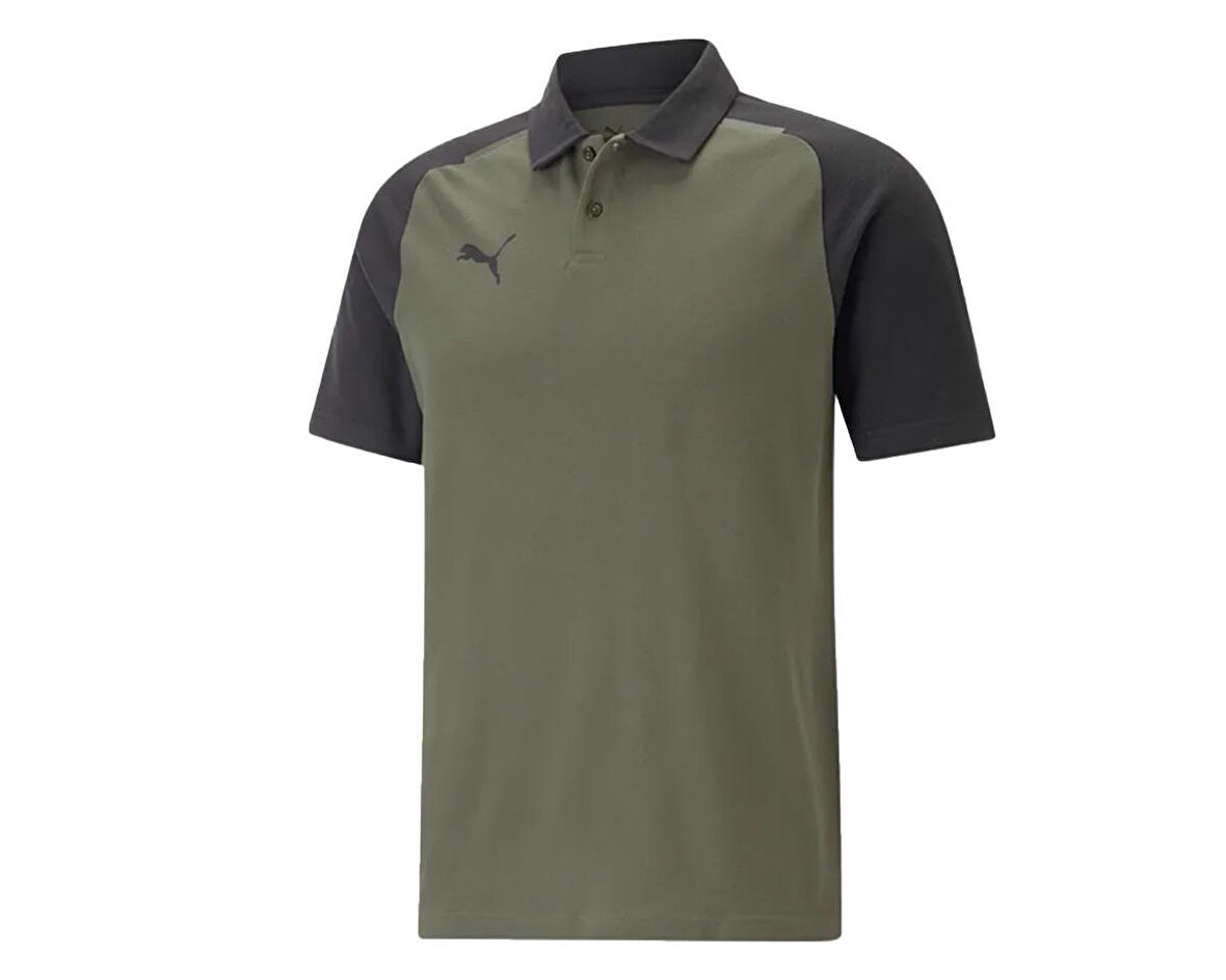 Puma Teamcup Casuals Polo Erkek Futbol Polo Tişörtü 65799135 Haki