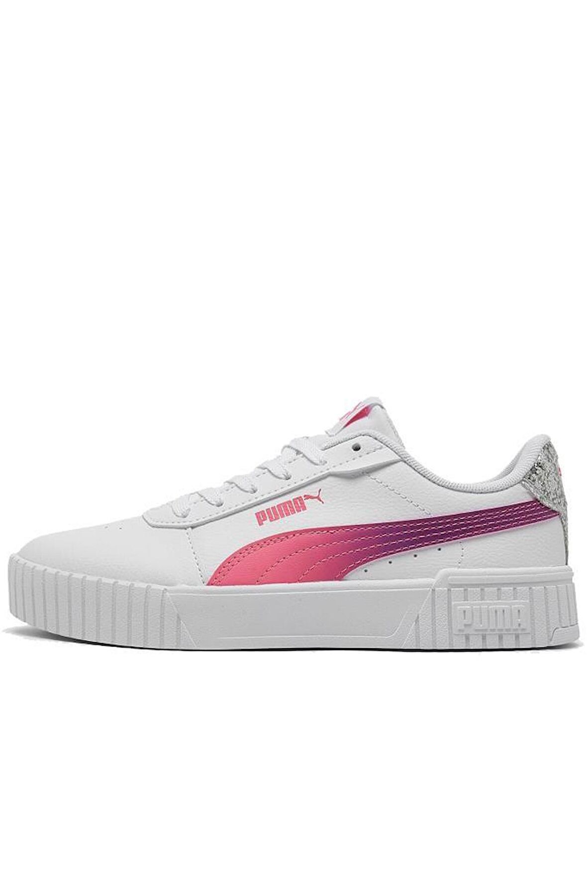 Puma Carina 2.0 Star Glow Jr Kadın Sneaker Ayakkabı Beyaz Pembe 36-39 