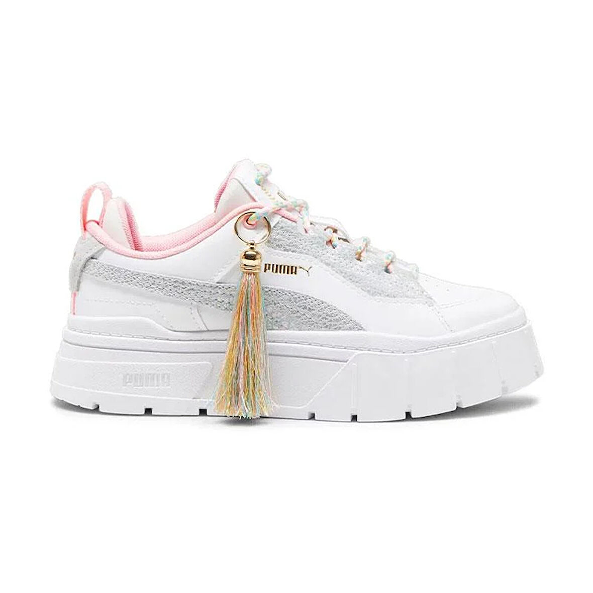 Puma Mayze Stack Xpl Bm Fashion Wns Kadın Günlük Ayakkabı 393058-01 Beyaz