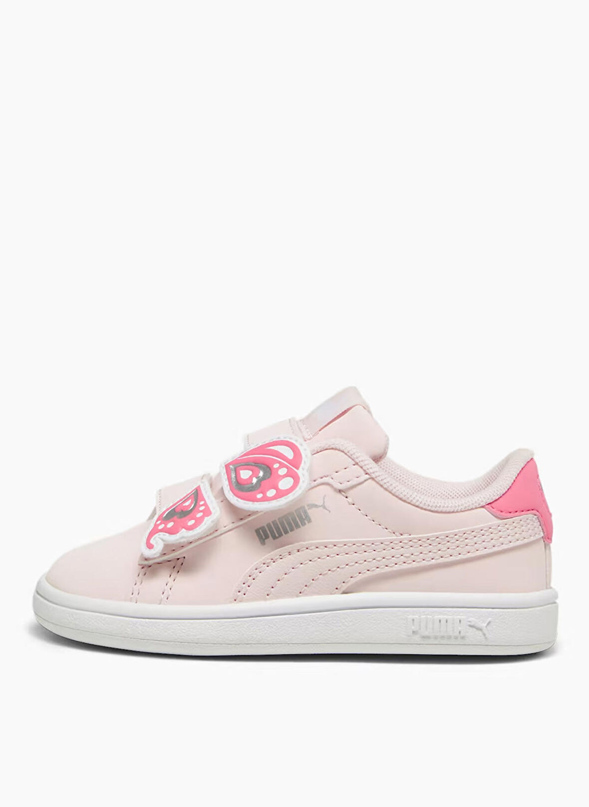 Puma Pembe Kız Bebek Yürüyüş Ayakkabısı 39480401 Puma Smash 3.0 Bfly V Inf