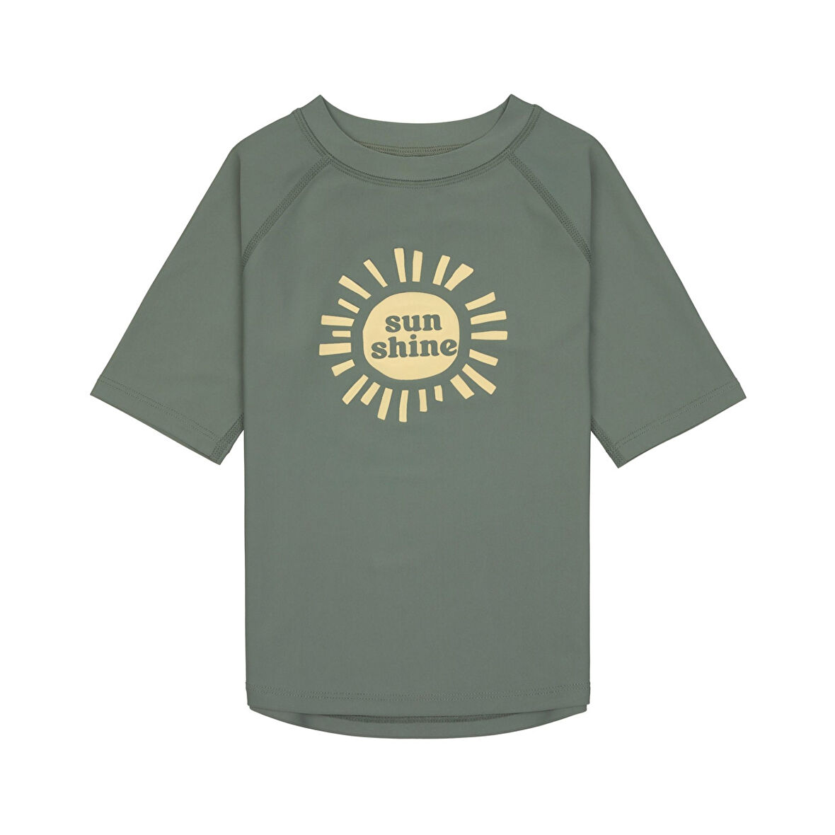 Lassig Sunshine UV Korumalı Kısa Kollu Mayo Tişört Deep Olive