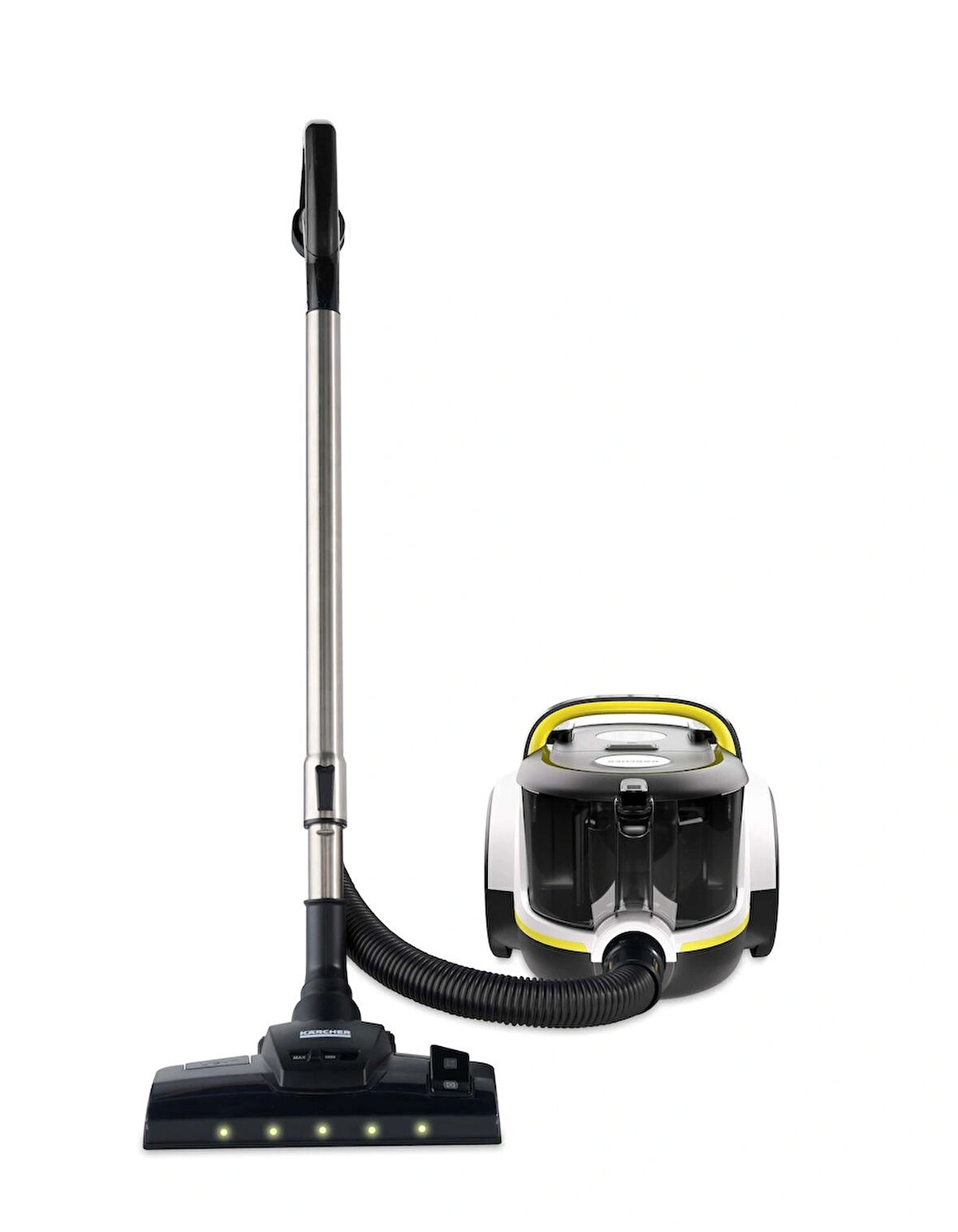 VCC 6 CycloneX DualControl B&W Toz torbasız Turbo ve LED Başlıklı Süpürge