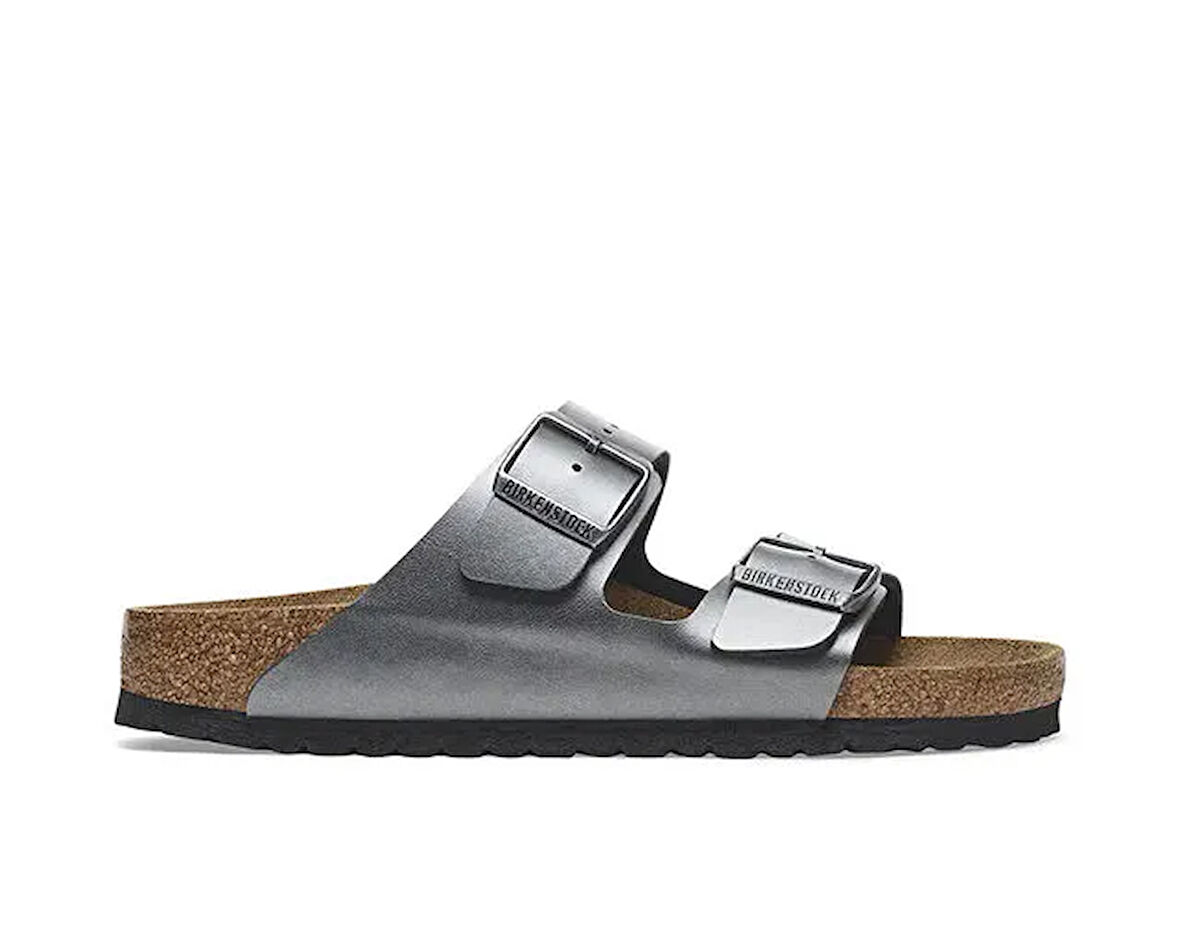 Birkenstock Arizona Bf Metallic Kadın Terliği 1029224-20026 Gri