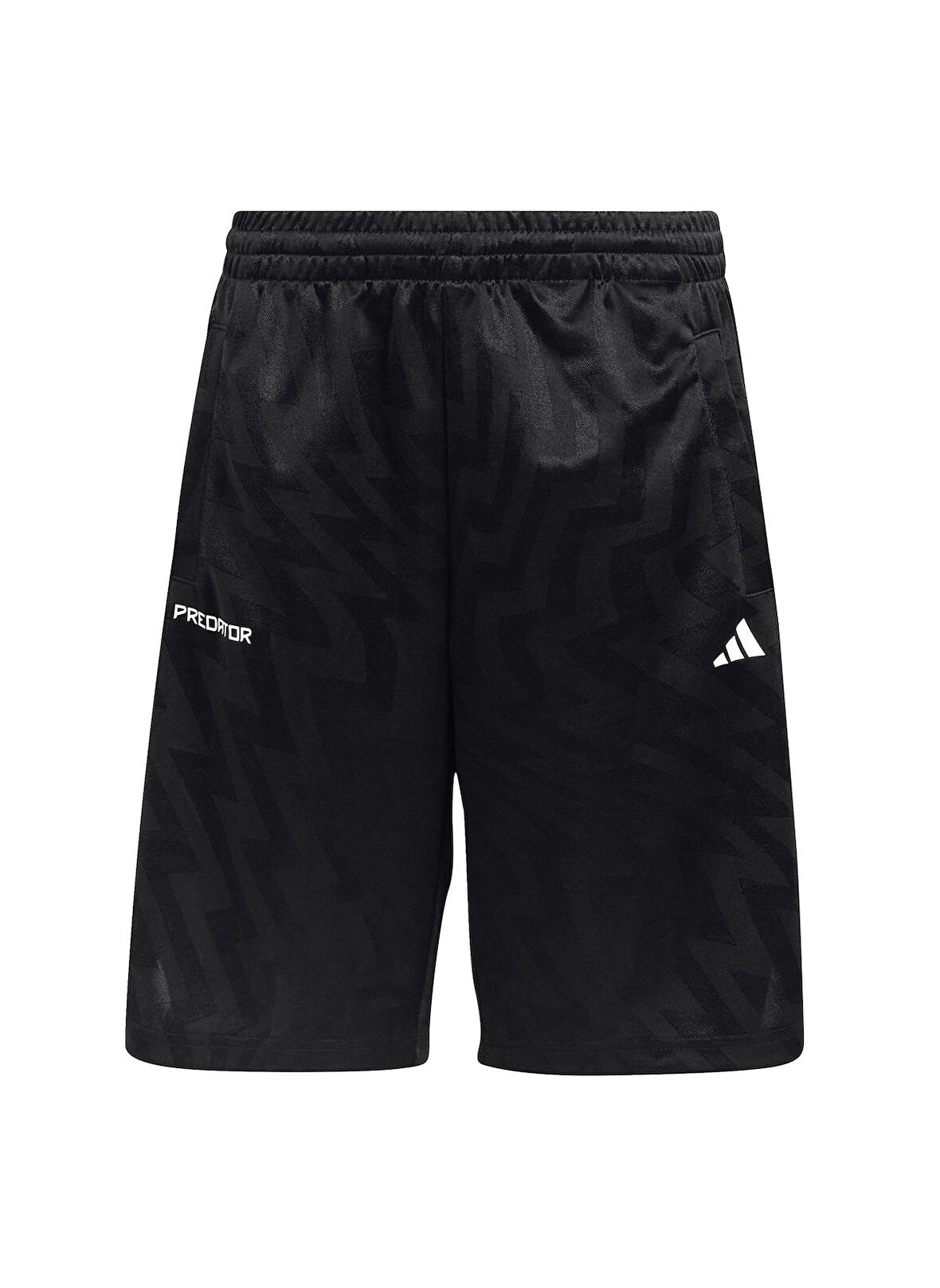 adidas Lastikli Bel Normal Siyah Erkek Çocuk Şort HR6395 U PRED SHORT