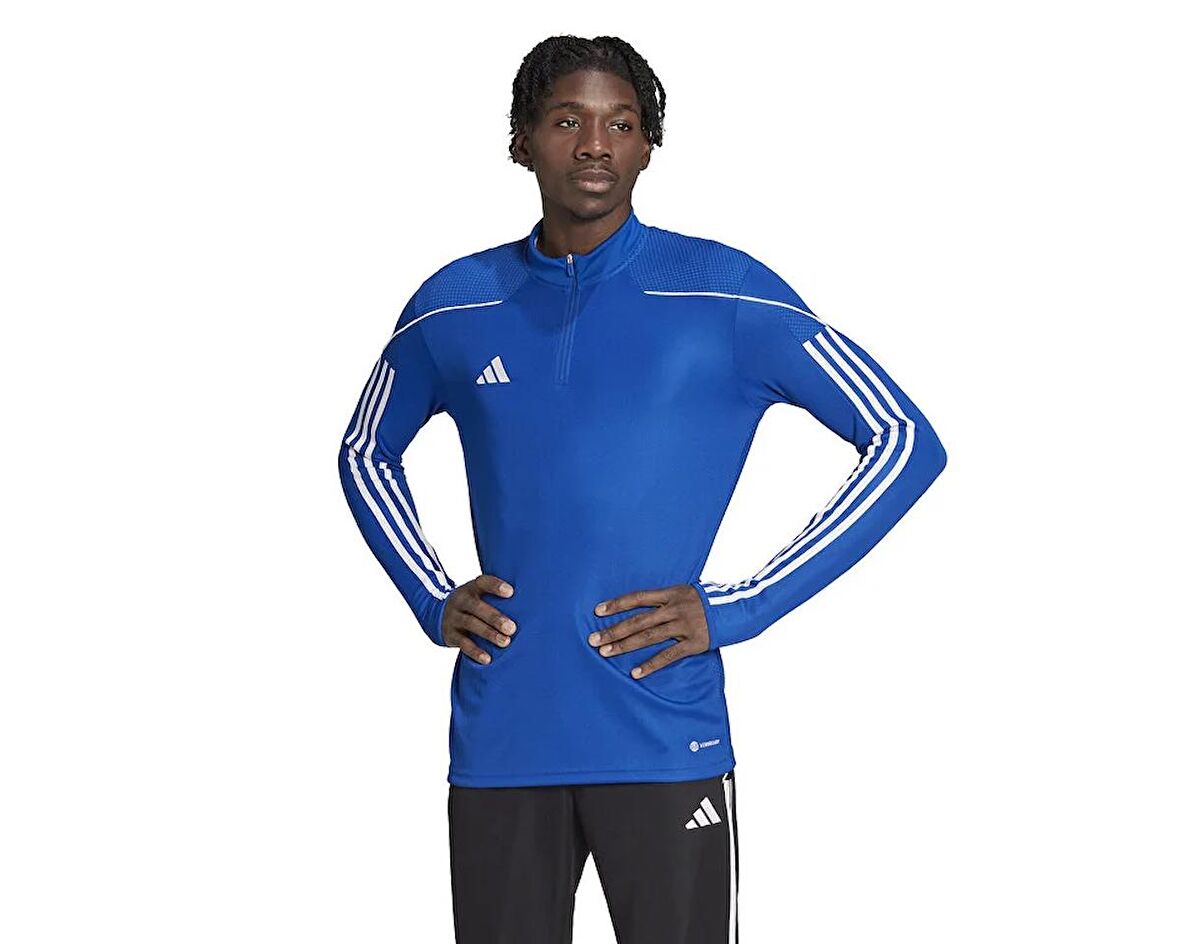 adidas Tıro23 L Tr Top Erkek Futbol Antrenman Üstü HS0328 Mavi