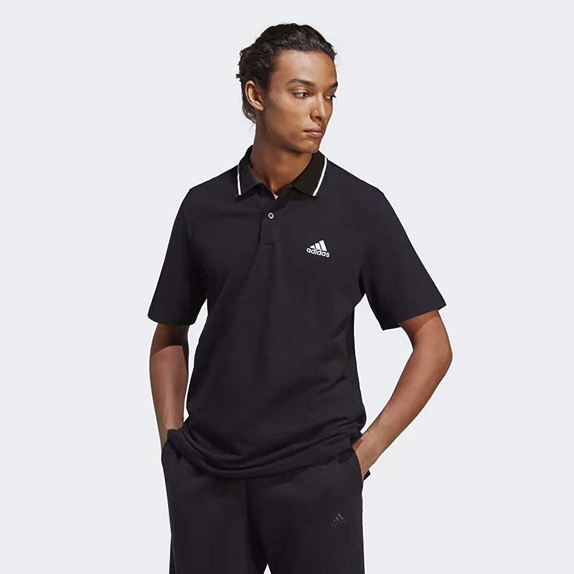 Adidas Erkek Günlük Polo Yaka T-Shirt M Sl Pq Ps Ic9314