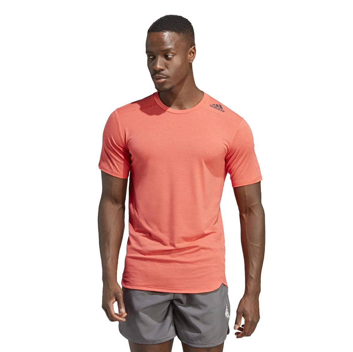 IC2023-E adidas M D4T Tee Erkek T-Shirt Turuncu