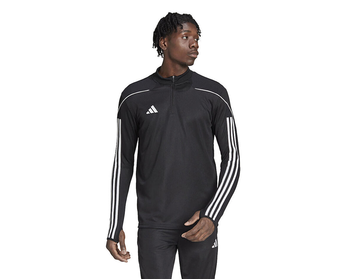 adidas Tiro23 L Tr Top Erkek Futbol Uzun Kollu Antrenman Üstü HS0326 Siyah