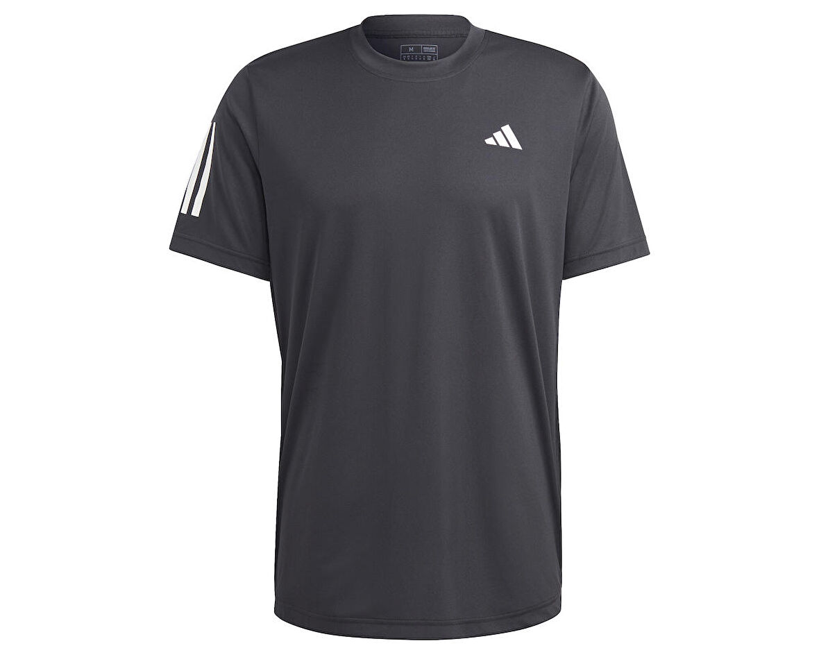 adidas Club 3Str Tee Erkek Tenis Tişörtü HS3262 Siyah