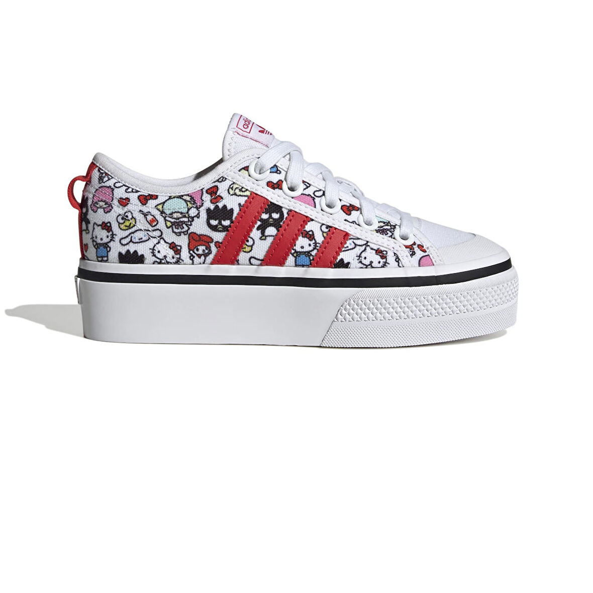 HQ6888-K adidas Nızza Platform J Çocuk Spor Ayakkabı Beyaz