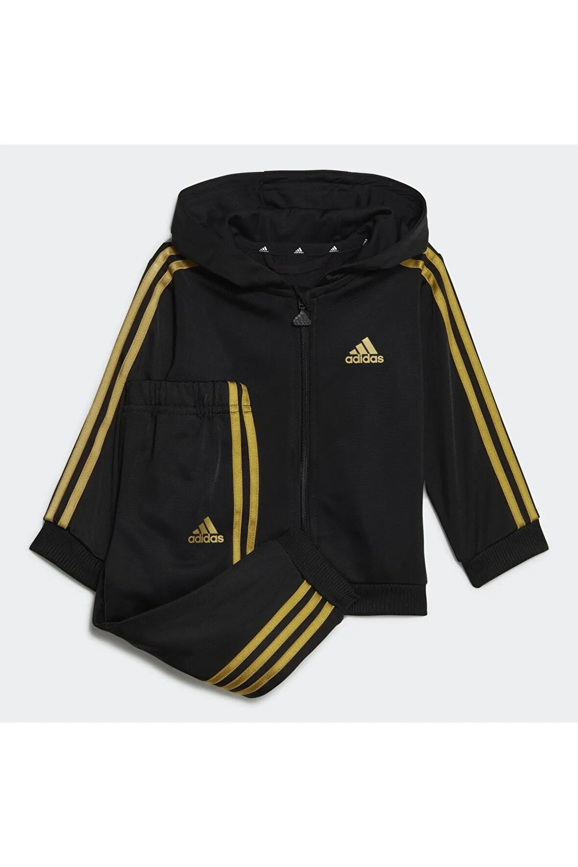 Adidas HR5874 I 3S Shiny Ts Bebek Eşofman Takımı
