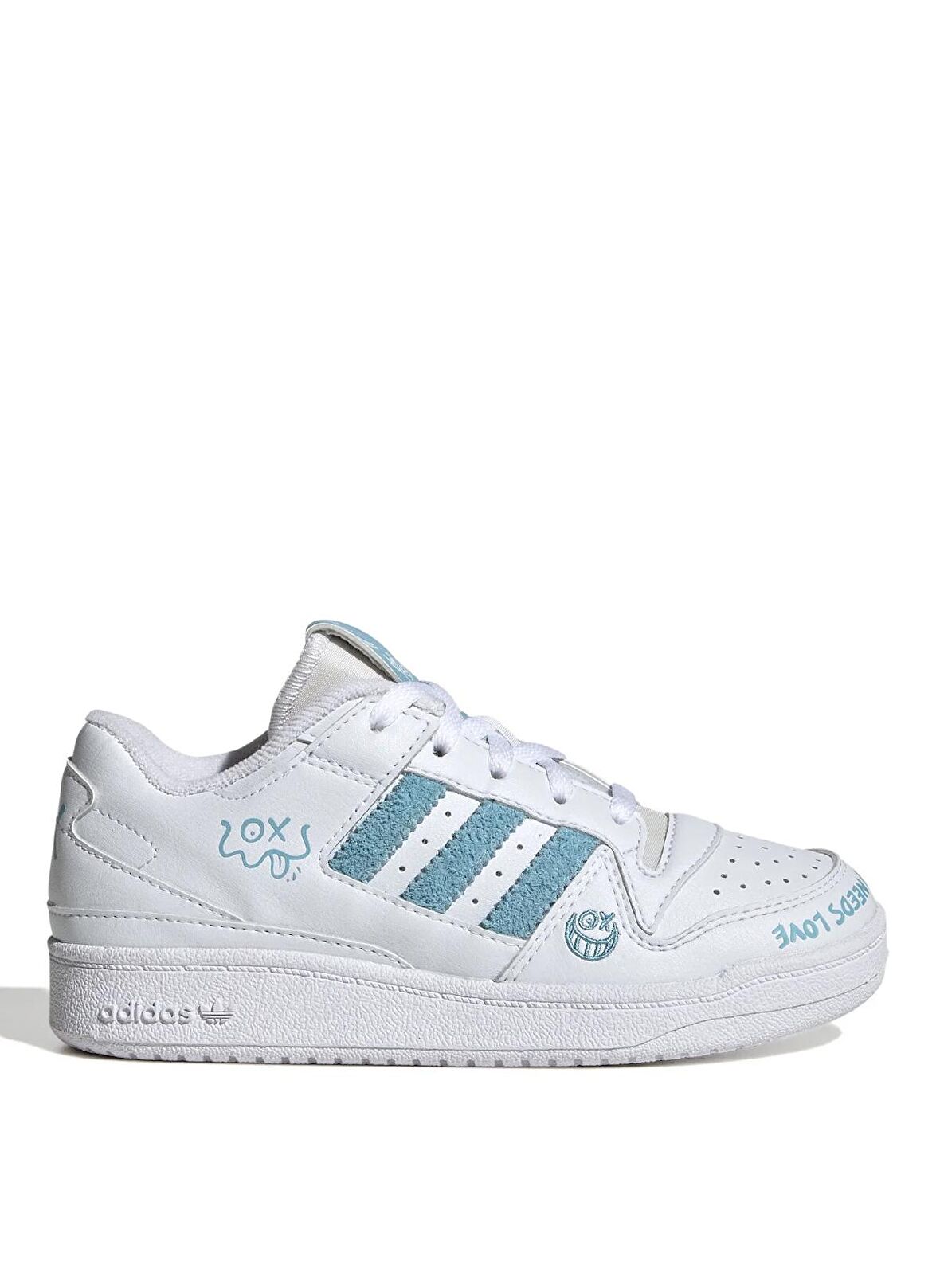 adidas Beyaz Kadın Yürüyüş Ayakkabısı HP6280-FORUM LOW C