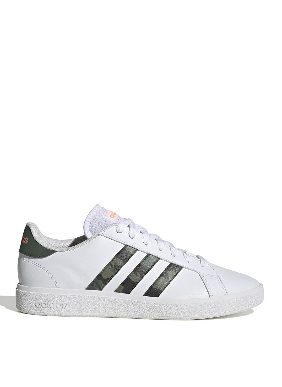 adidas Beyaz - Turuncu Erkek Lifestyle Ayakkabı HR0234 GRAND COURT BASE