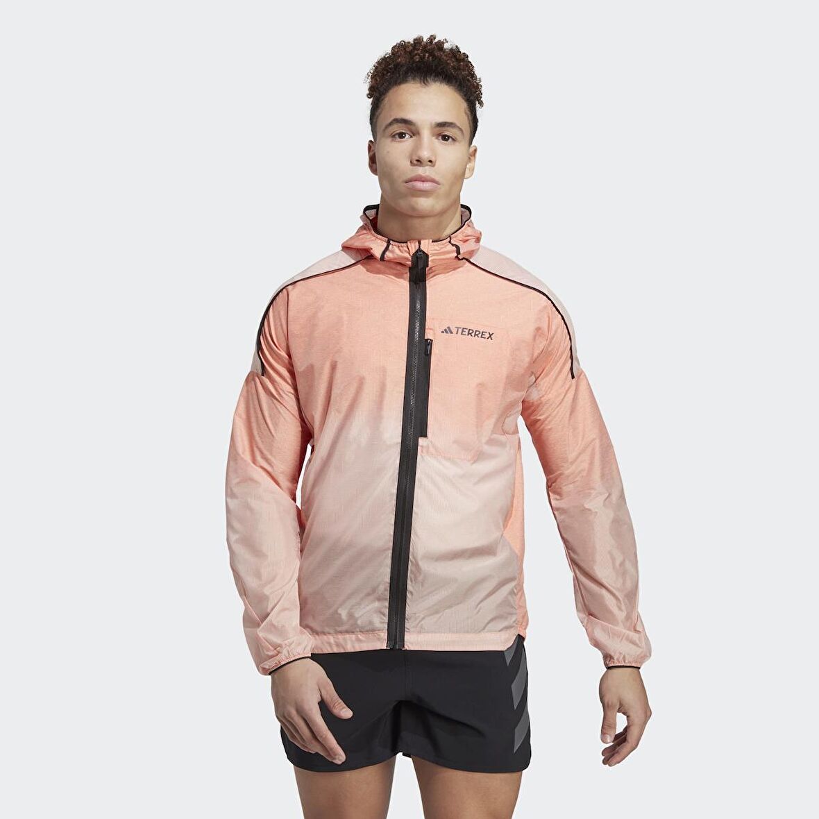 adidas Terrex Agravic Erkek Pembe Outdoor Ceket (HZ1327)