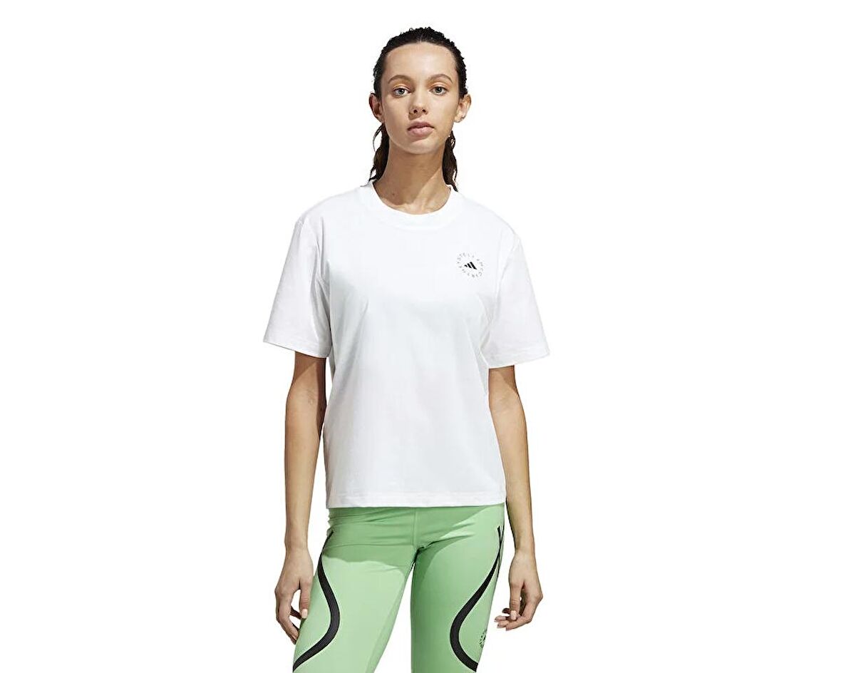 adidas Asmc Regl Tee Kadın Günlük Tişört HR9167 Beyaz