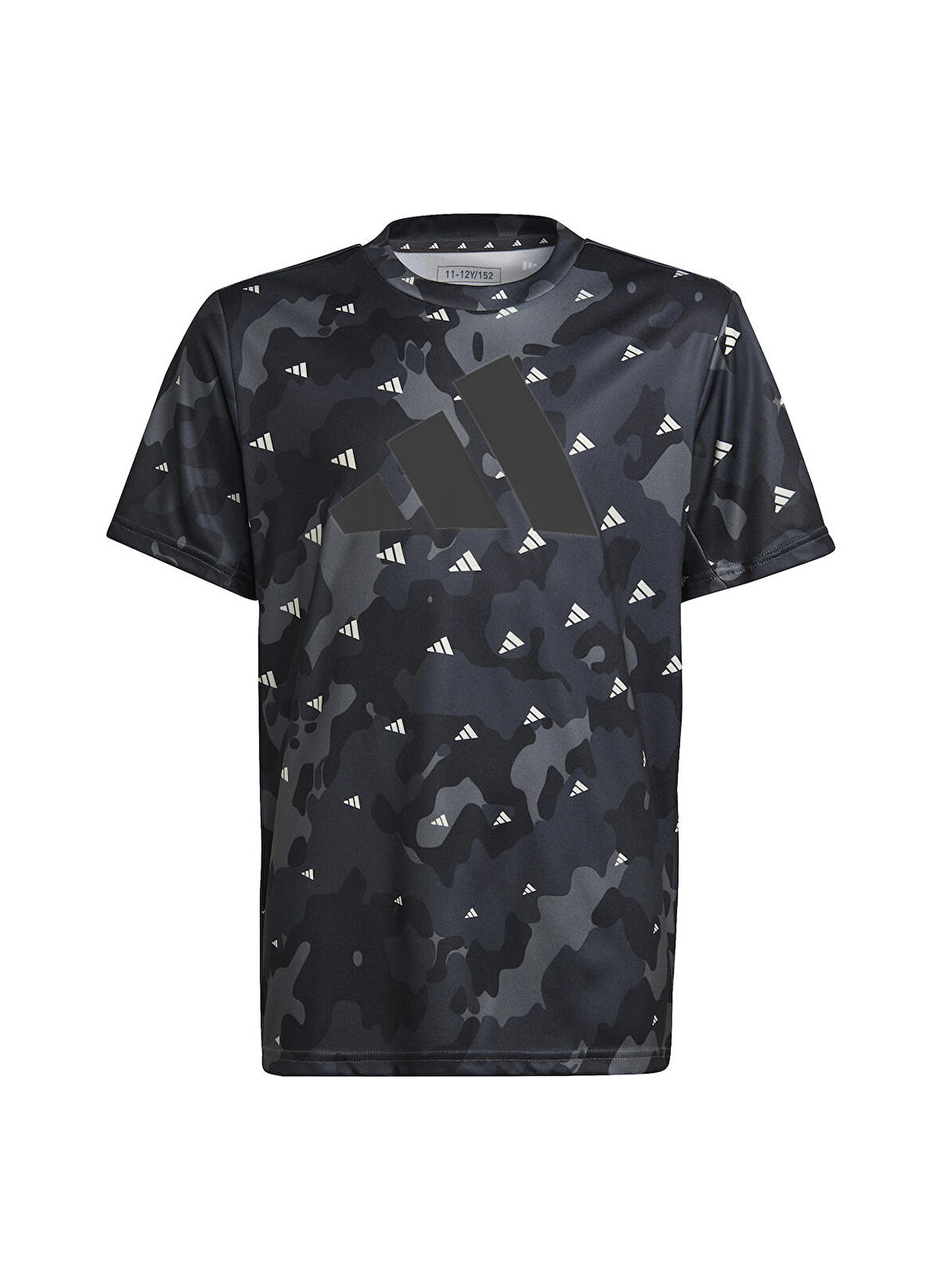adidas Desenli Gri Erkek Çocuk T-Shirt HR6412 U D2M AOP TEE