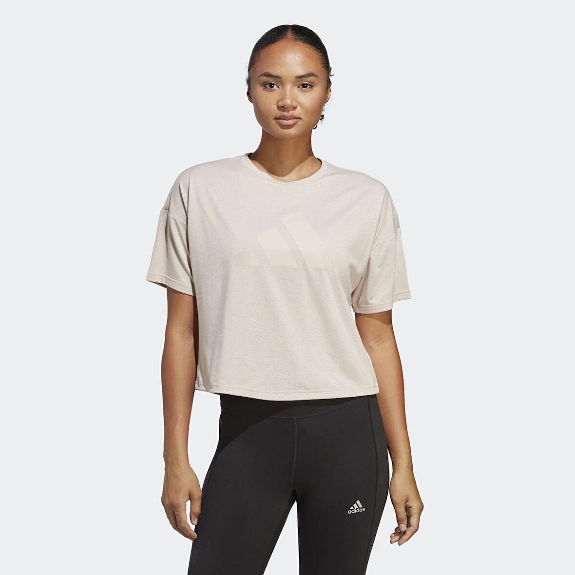 Adidas Kadın Günlük T-Shirt W I 3 Bar Tee 2 Hs2346
