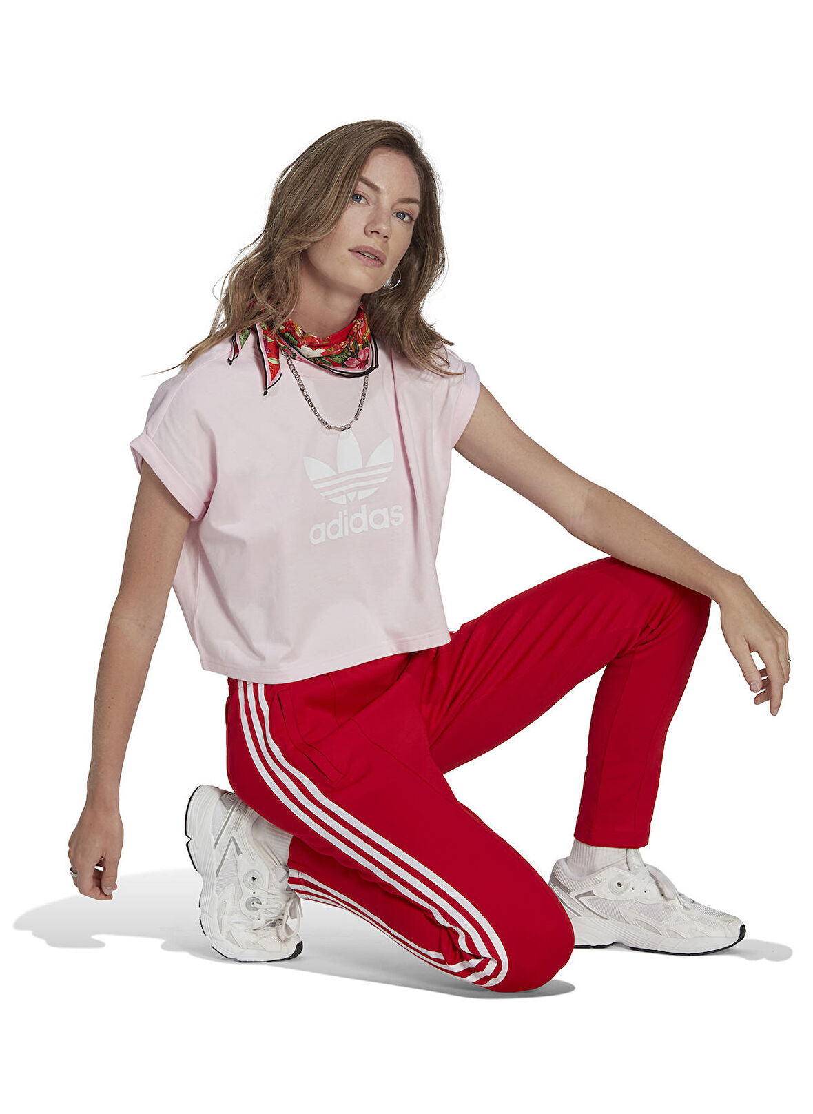 adidas Dar Kırmızı Kadın Eşofman Altı IB5917 SST PANTS PB