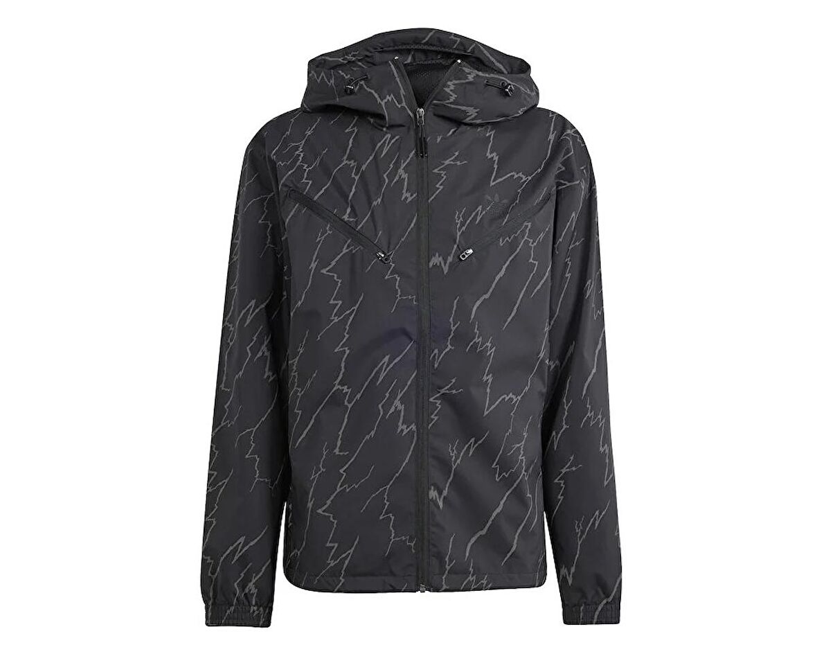 adidas Lightn Jkt Erkek Günlük Rüzgarlık IM9878 Siyah