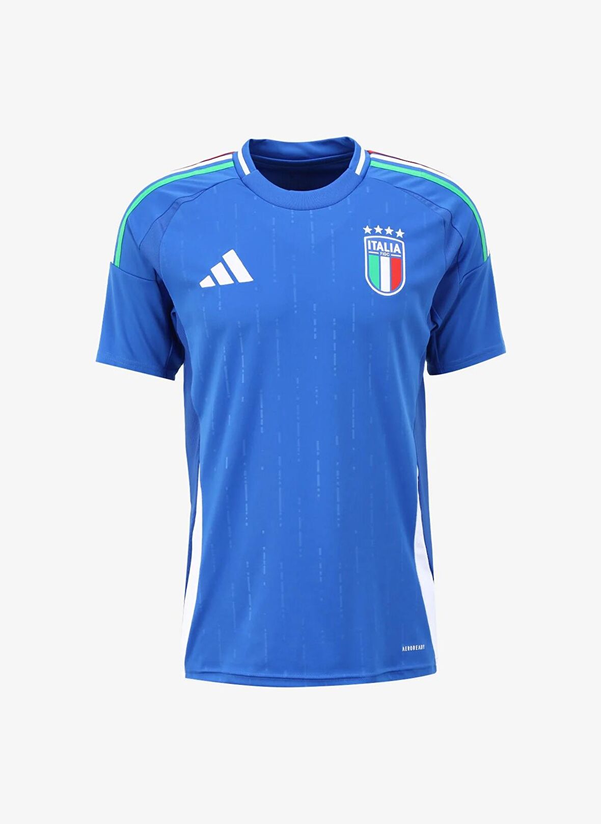 adidas Mavi Erkek Yuvarlak Yaka Forma IN0657 FIGC