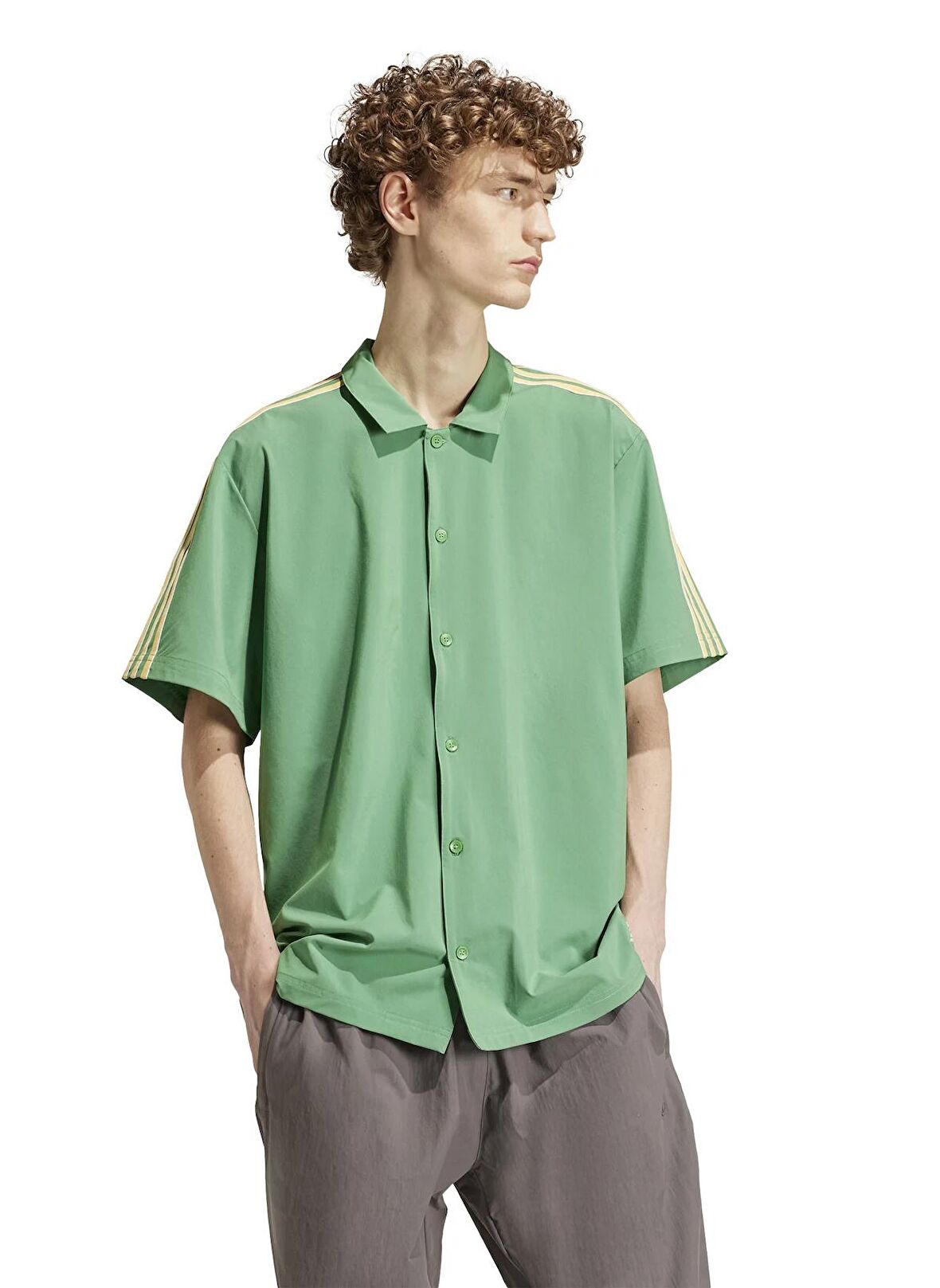 adidas T-Shirt, S, Yeşil